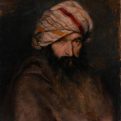 Ivana Kobilca, Orientalec, 1882-89, olje na platnu, 61 x 49 cm, foto: Damjan Švarc