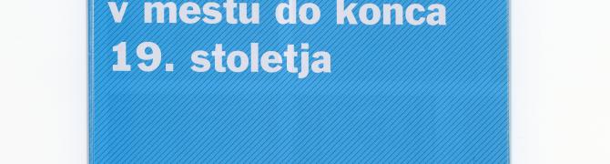 Zloženka Umetniške sledi v mestu do konca 19. stoletja, foto: arhiv UGM