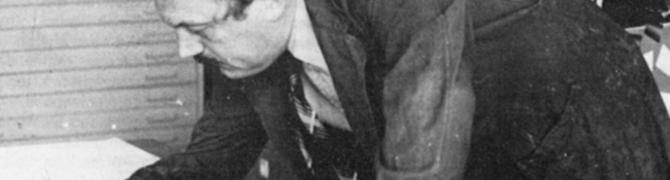 Bojan Golija, Working in the studio, 1982.