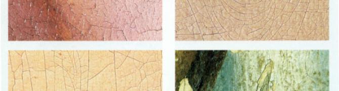 Alen Ožbolt, Serija Craquelé (Razpoke), 2002, 8 risb, skenirano, printi