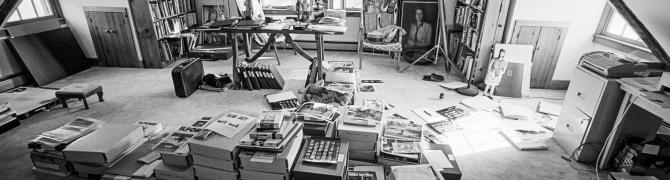 Inge Morath's attic studio, Roxbury, Connecticut, USA, 1998 © Kurt Kaindl / FOTOHOF archiv