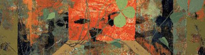 Anja Jerčič, Brez naslova, 2005, jajčna tempera in olje na platnu, fotografija Boris Gabrščik