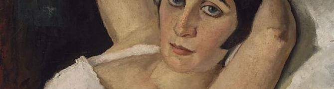 Ante Trstenjak, My wife, cca. 1928, oil on canvas, UGM, photo: D. Švarc