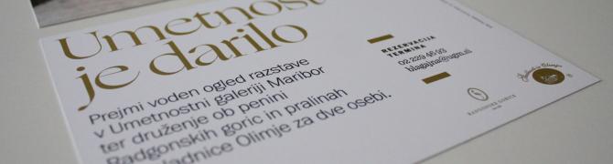 Darilni boni UGM za 2 osebi / Portret žene slikarja Anteja Trstenjaka
