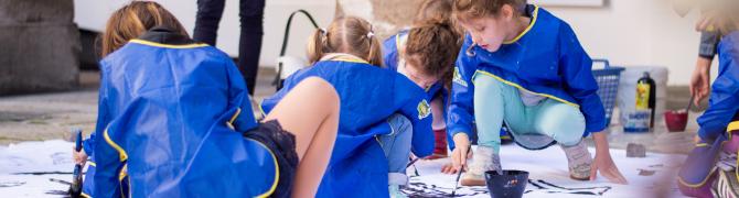 Sobotna ustvarjalnica Živali v okviru festivala Big Draw, Mesto riše; 14.10.2017, UGM, foto Sara Rezar