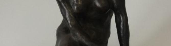 Franc Berneker, Solitude, 1903, bronze, Maribor Art Gallery, photo: I. Leskošek
