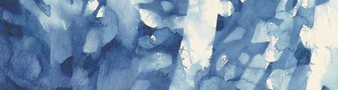 Ida Brišnik Remec, Forest 3, 1986, aquarelle and colour pencil on paper