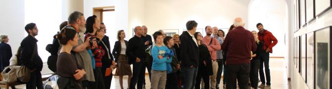Stojan Kerbler − retrospektiva, vodstvo, 21.9.2019, foto: arhiv UGM