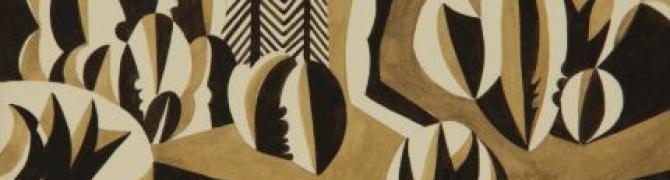 Ive Šubic, ilustracija knjige Mladost med knjigami, 1964-65, tempera na papirju, foto: Ivan Leskošek