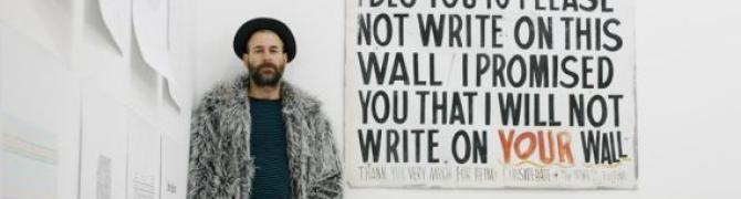 Kenneth Goldsmith, Street Poets and Visionaries, Mercer Union, Toronto, 2009,