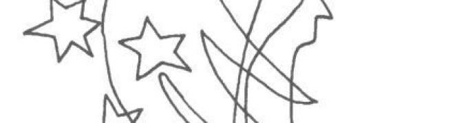 Marko Pogačnik, exercise for experience of qualities of necklace of terrestrial stars, 2007, ink on paper
