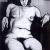 Marko Stevelič, Donna Blu, 1997, oljni pastel, les
