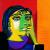 Pablo Picasso, Portrait of Dora Maar, 1937, oil on canvas, Picasso Museum, Paris