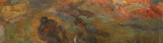 Rihard Jakopič, Orači, olje na platnu, 1924