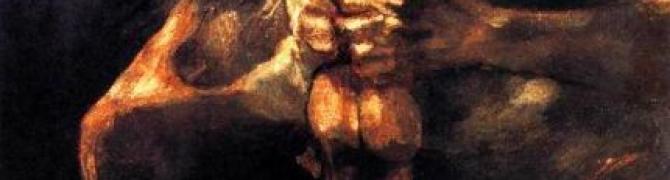 Francisco de Goya, Saturn Devouring His Son, 1819-23