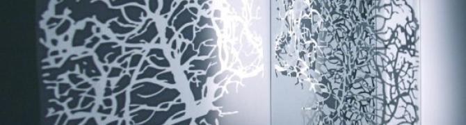 Uršula Berlot, Fractal, 2012, glass, mirror © Uršula Berlot
