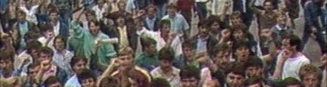 Nika Autor, Marko Bratina, Ciril Oberstar, Jurij Meden, Obzornik 55, 2013 (enokanalni HD video, stereo, 31 min)